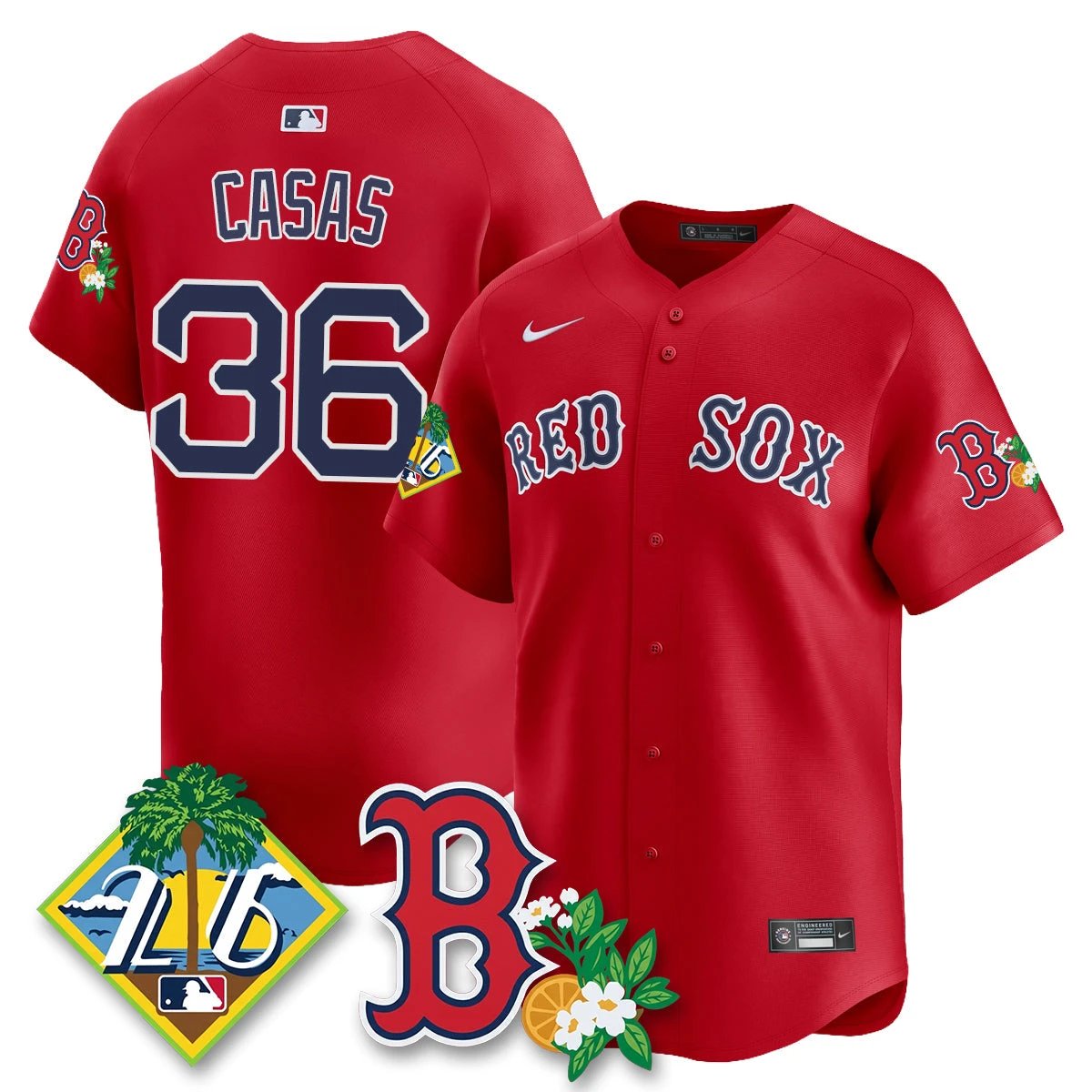BOS 2026 Spring Training Vapor Limited Jersey - All Stitched by Hotgearco