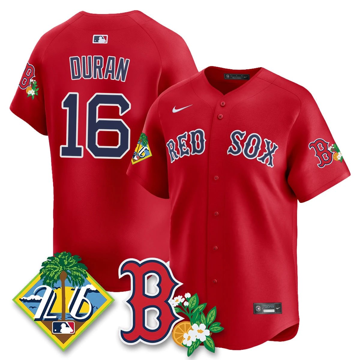 BOS 2026 Spring Training Vapor Limited Jersey - All Stitched by Hotgearco