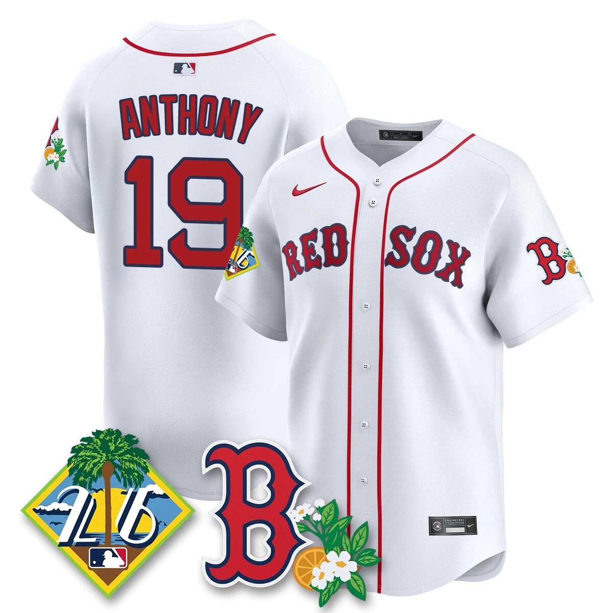 BOS 2026 Spring Training Vapor Limited Jersey - All Stitched by Hotgearco