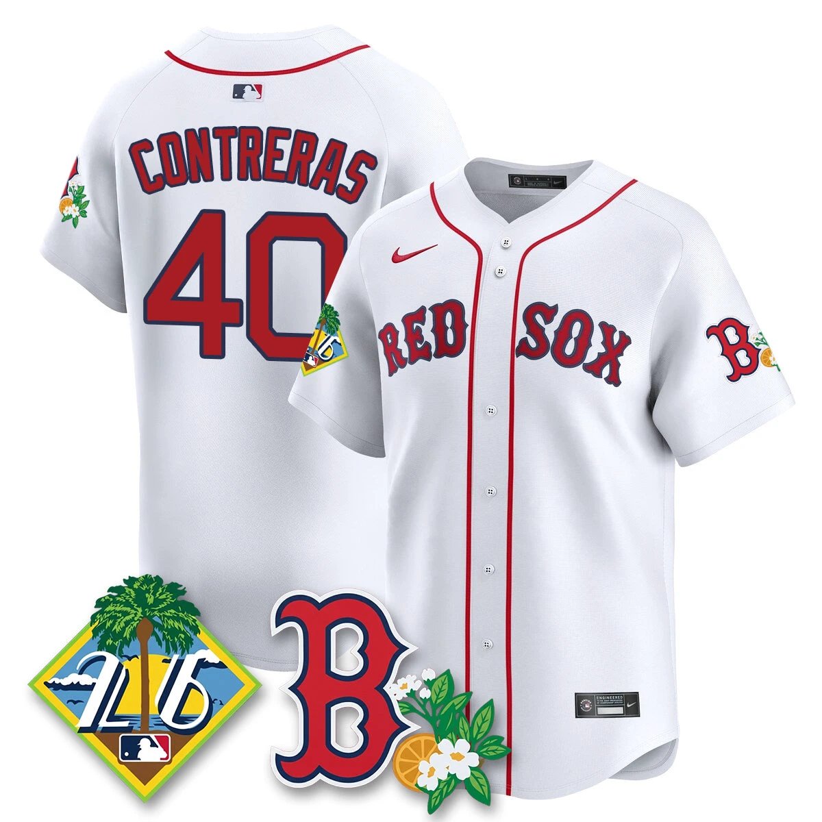 BOS 2026 Spring Training Vapor Limited Jersey - All Stitched by Hotgearco