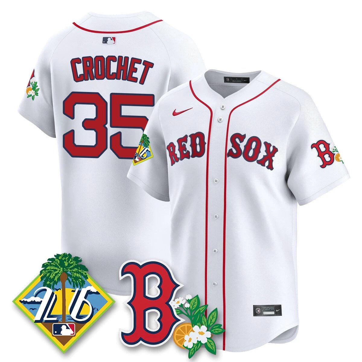 BOS 2026 Spring Training Vapor Limited Jersey - All Stitched by Hotgearco