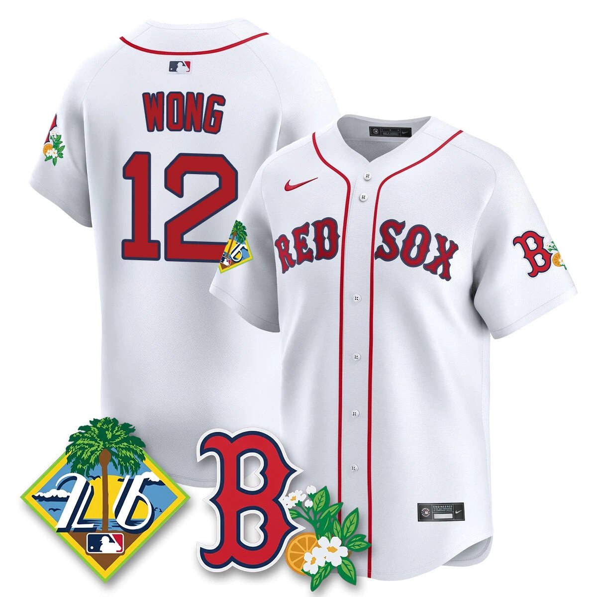 BOS 2026 Spring Training Vapor Limited Jersey - All Stitched by Hotgearco