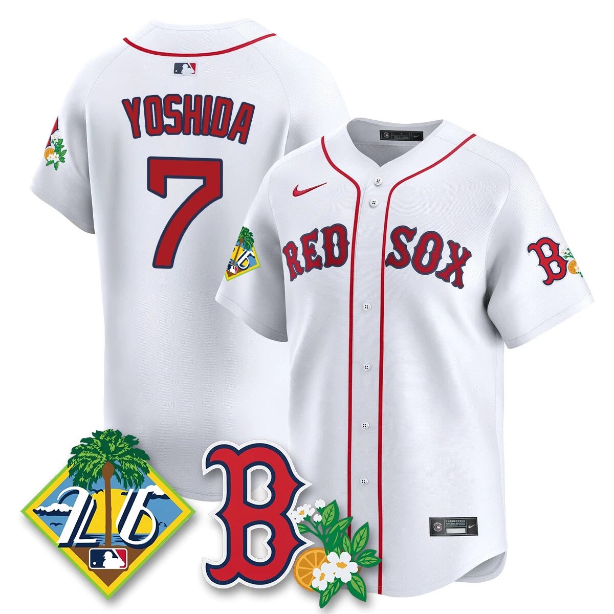 BOS 2026 Spring Training Vapor Limited Jersey - All Stitched by Hotgearco