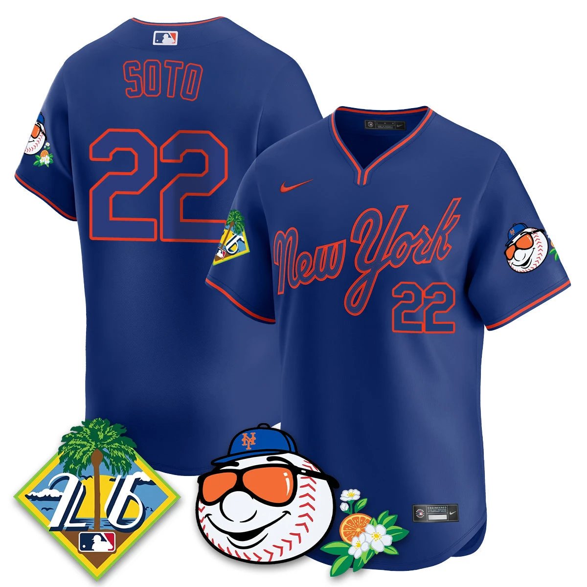 NYM 2026 Spring Training Vapor Limited Jersey - All Stitched by Hotgearco