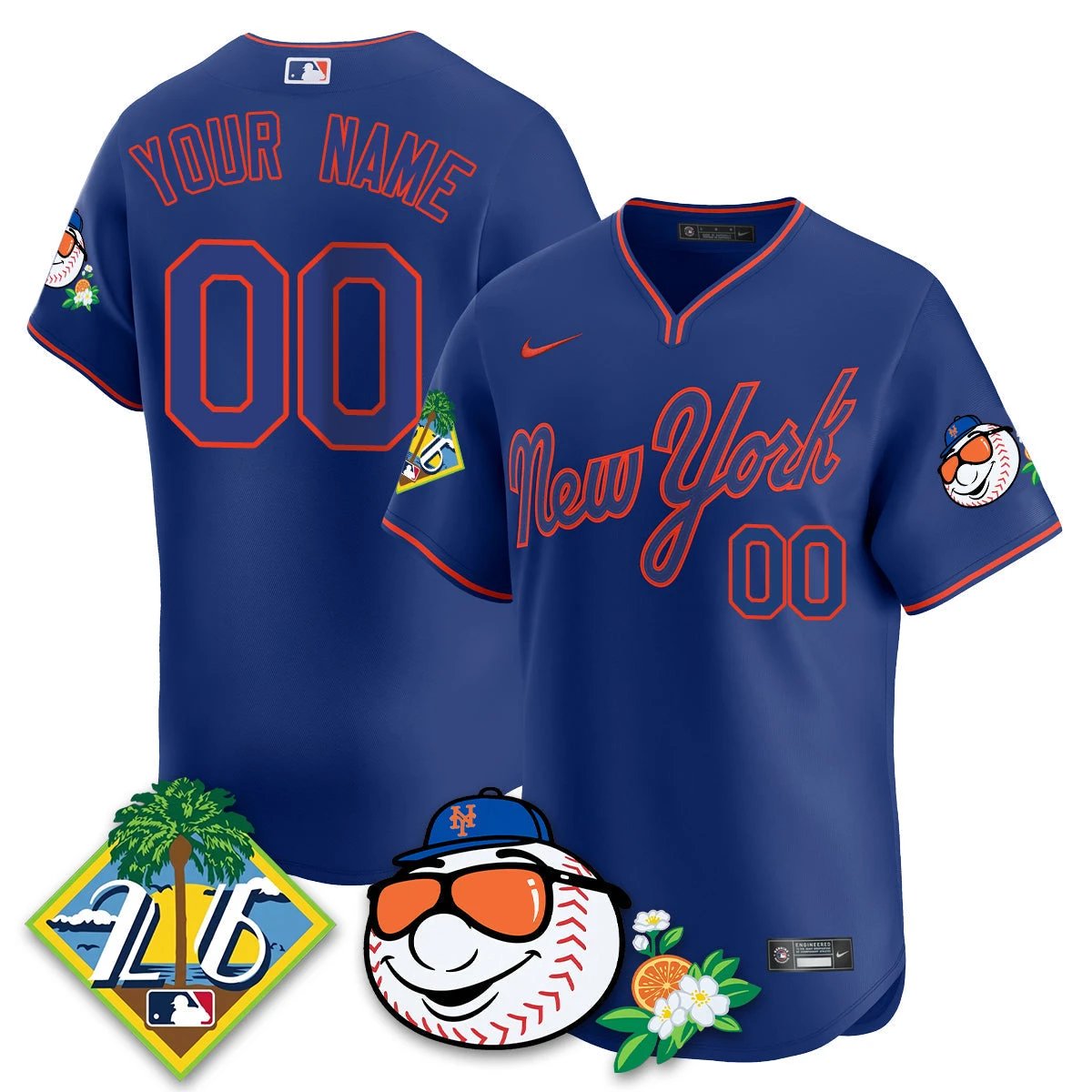 NYM 2026 Spring Training Vapor Limited Jersey - All Stitched by Hotgearco