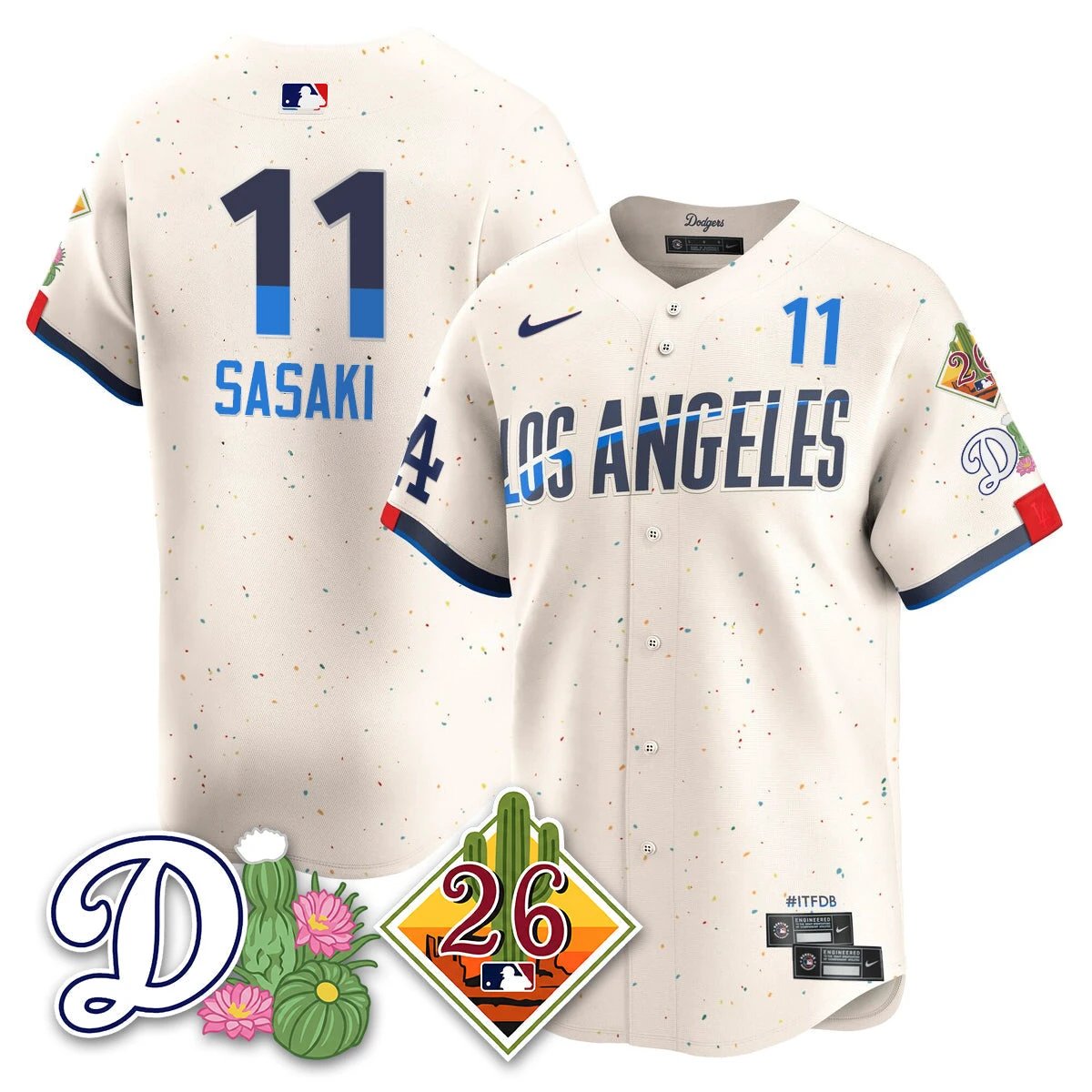 LAD 2026 Spring Training Vapor Limited Jersey - All Stitched by Hotgearco
