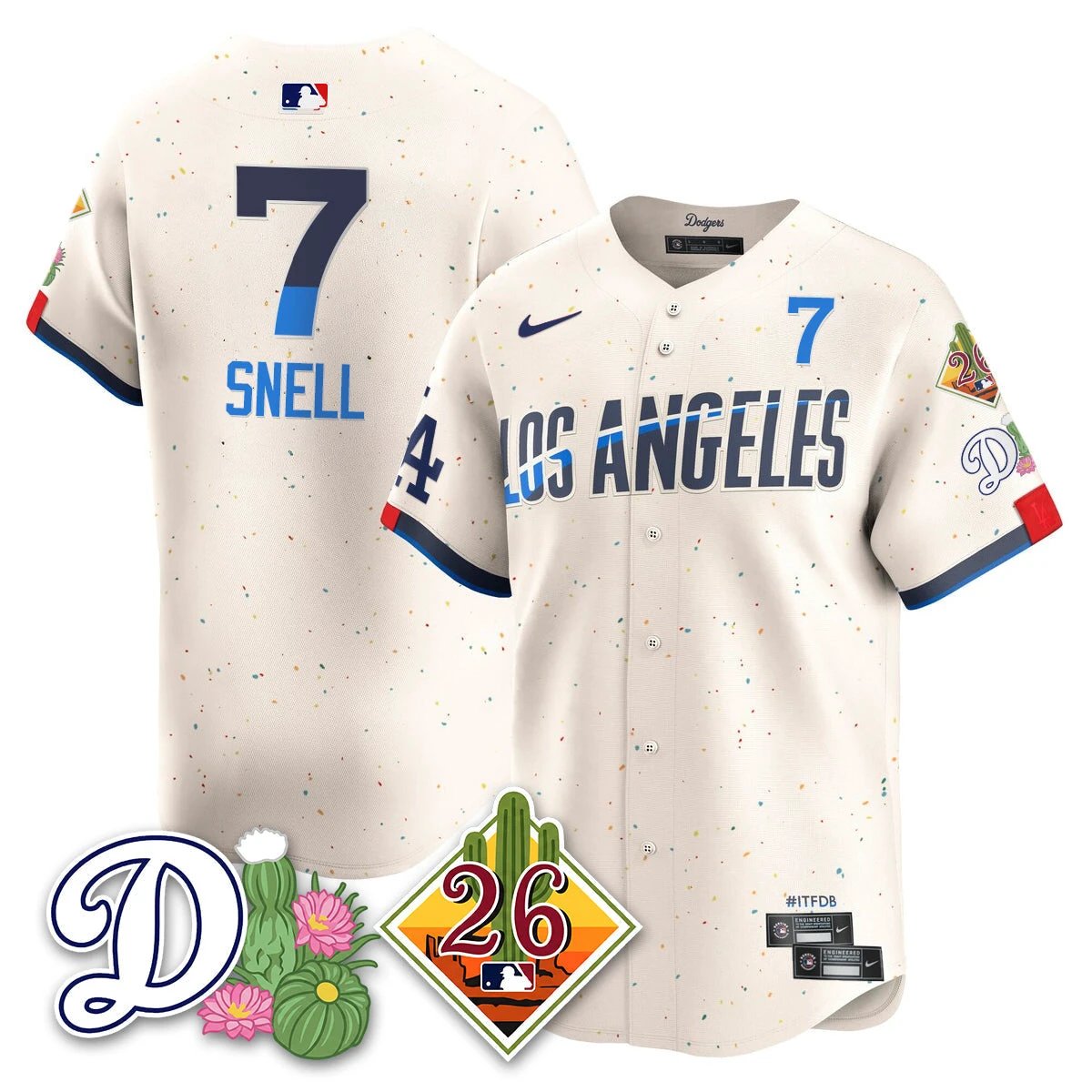 LAD 2026 Spring Training Vapor Limited Jersey - All Stitched by Hotgearco