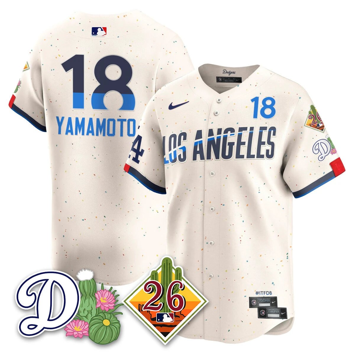 LAD 2026 Spring Training Vapor Limited Jersey - All Stitched by Hotgearco