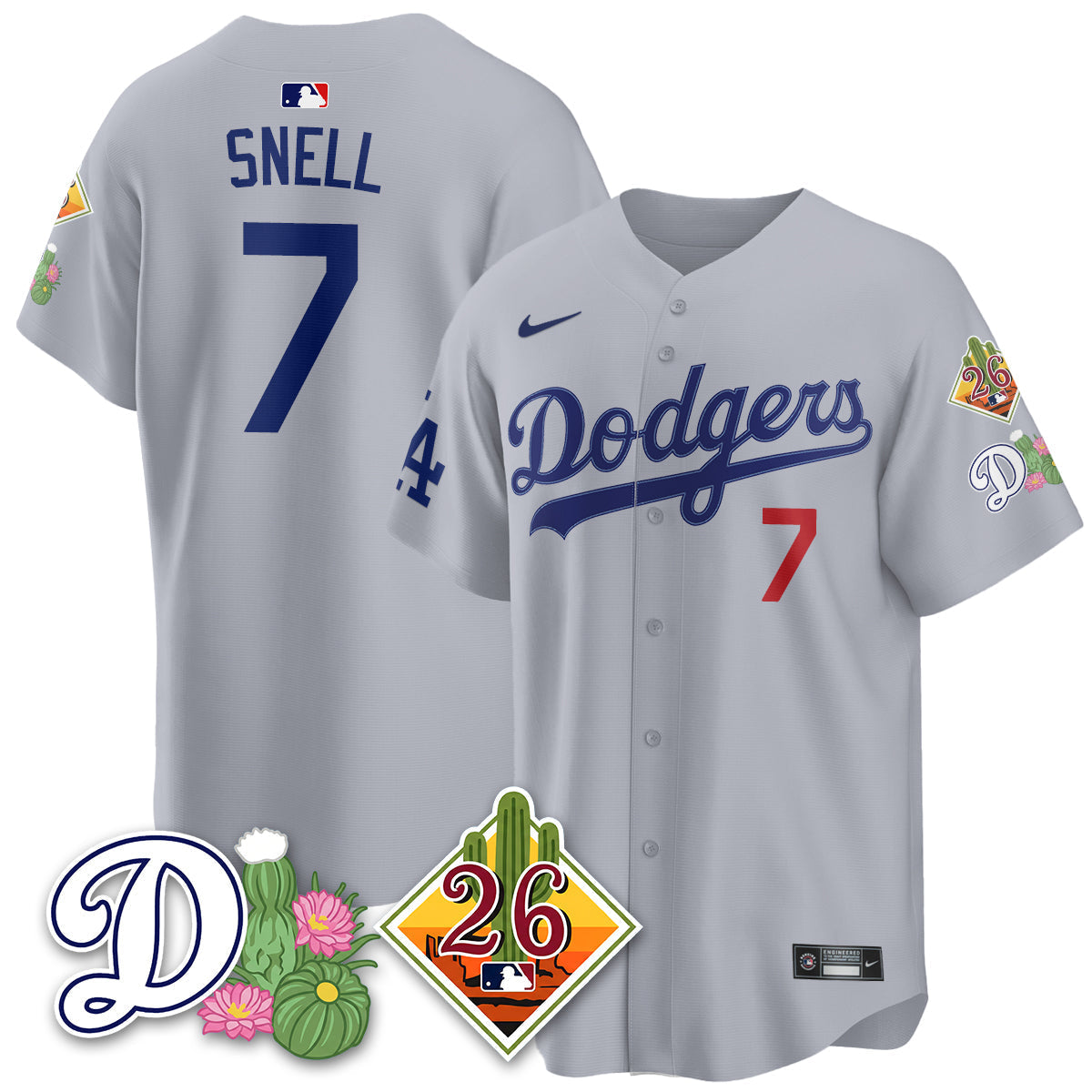 LAD 2026 Spring Training Vapor Limited Jersey - All Stitched by Hotgearco