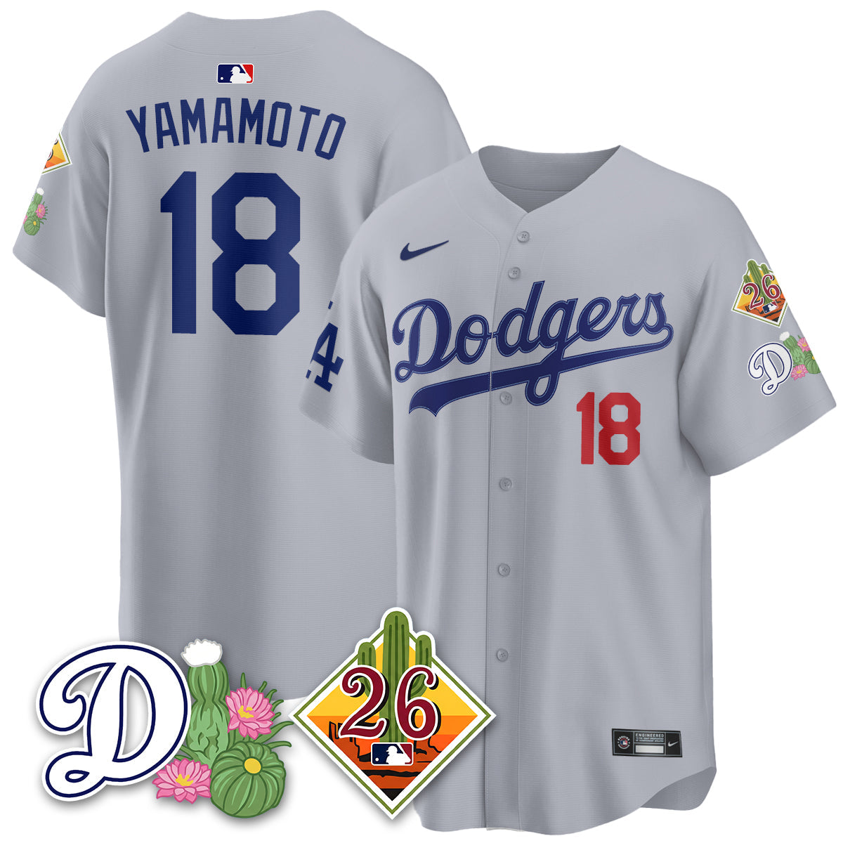 LAD 2026 Spring Training Vapor Limited Jersey - All Stitched by Hotgearco