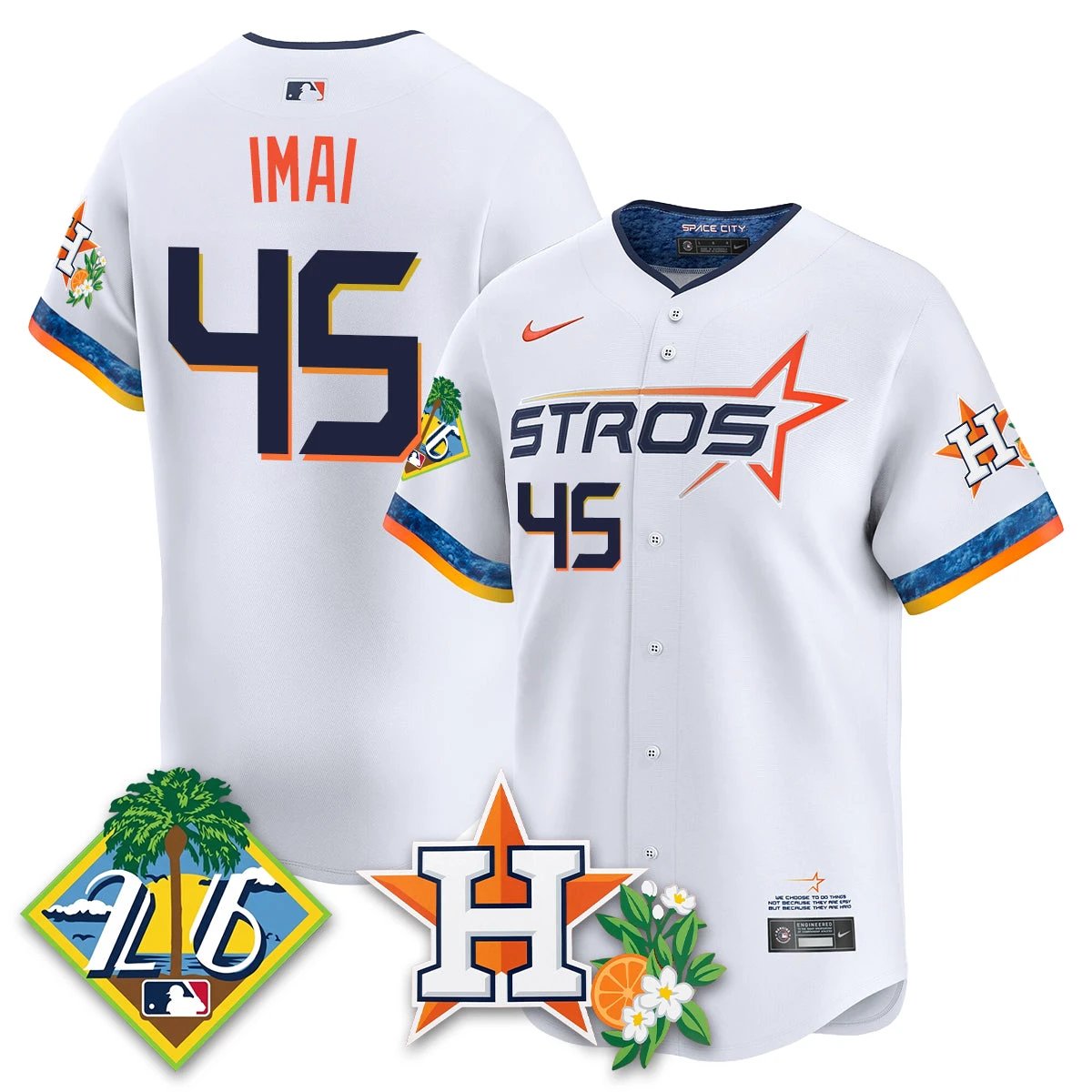HOU 2026 Spring Training Vapor Limited Jersey - All Stitched by Houston Astros
