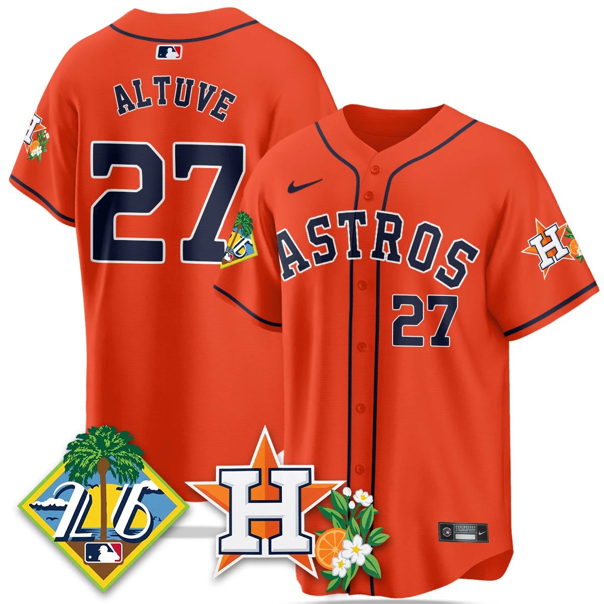 HOU 2026 Spring Training Vapor Limited Jersey - All Stitched by Houston Astros
