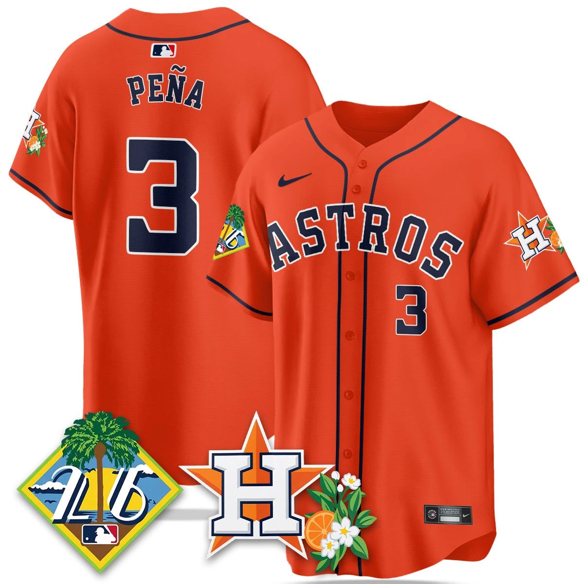HOU 2026 Spring Training Vapor Limited Jersey - All Stitched by Houston Astros