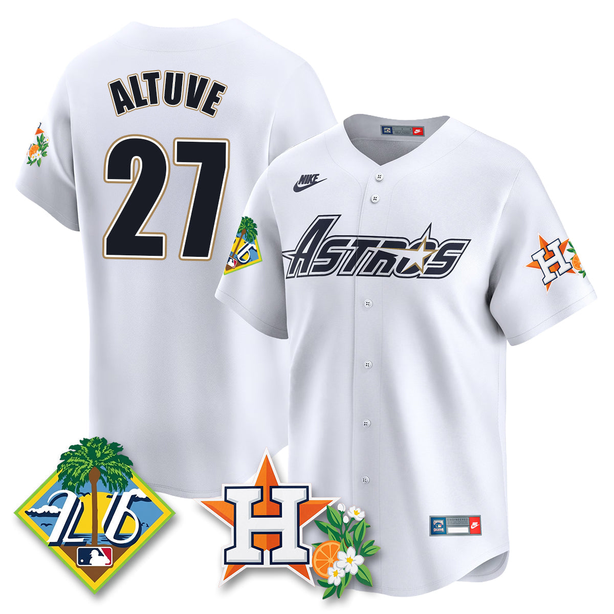 HOU 2026 Spring Training Vapor Limited Jersey - All Stitched by Houston Astros