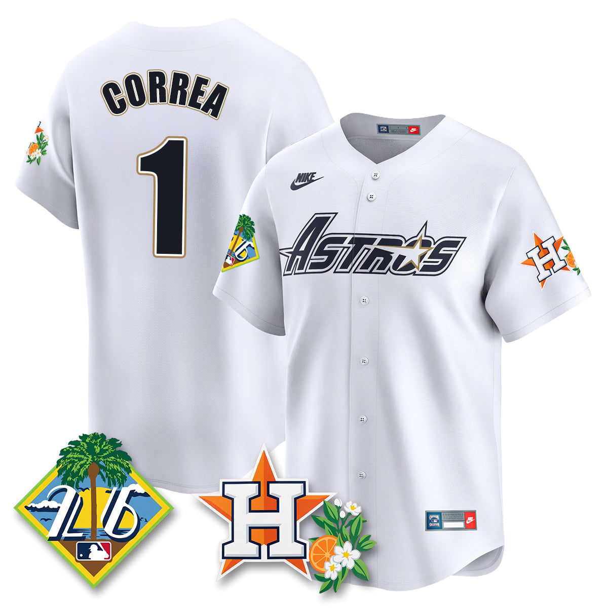 HOU 2026 Spring Training Vapor Limited Jersey - All Stitched by Houston Astros