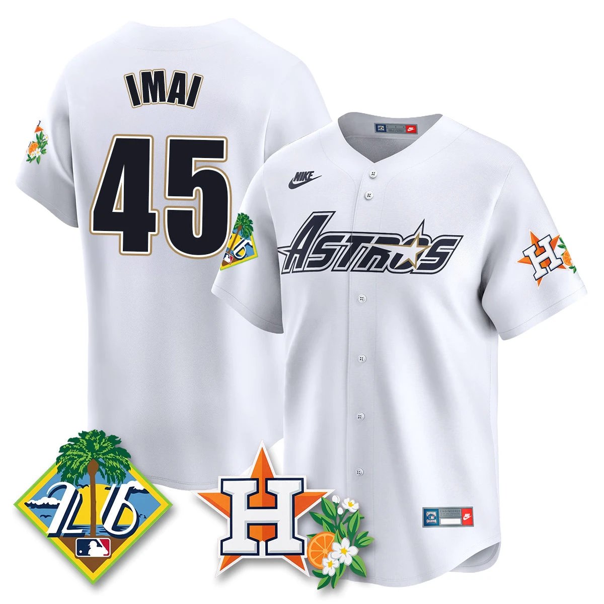 HOU 2026 Spring Training Vapor Limited Jersey - All Stitched by Houston Astros