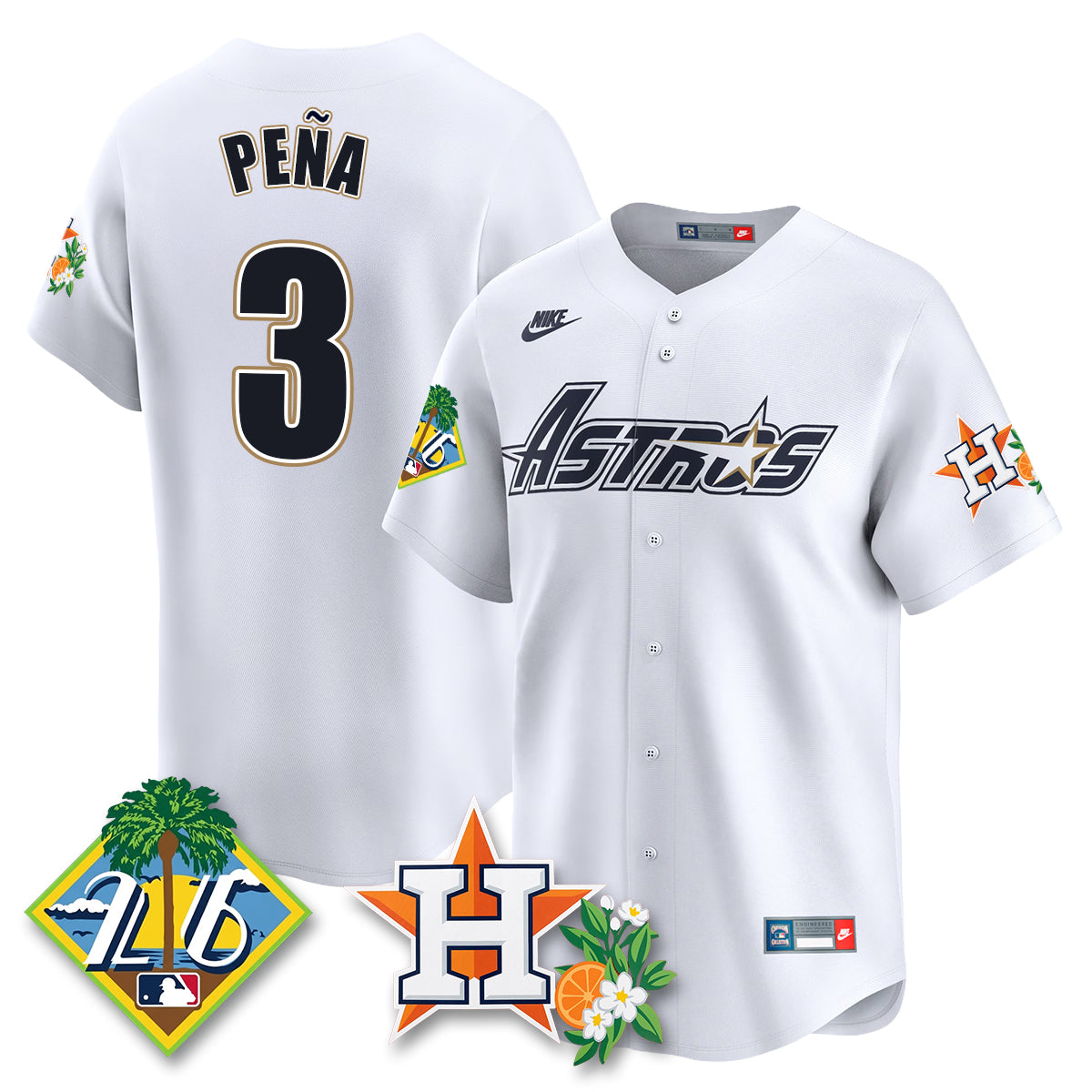 HOU 2026 Spring Training Vapor Limited Jersey - All Stitched by Houston Astros