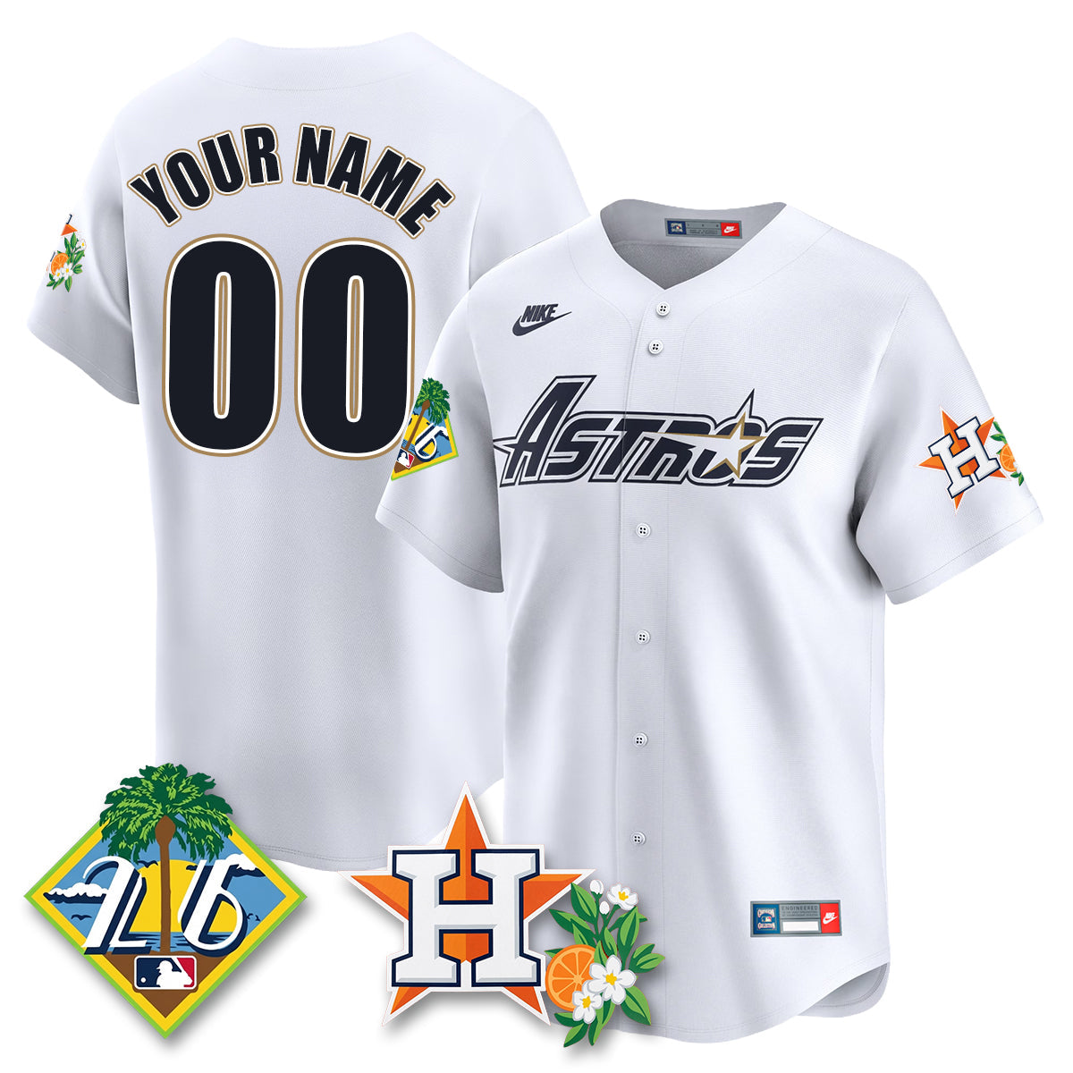 HOU 2026 Spring Training Vapor Limited Jersey - All Stitched by Houston Astros