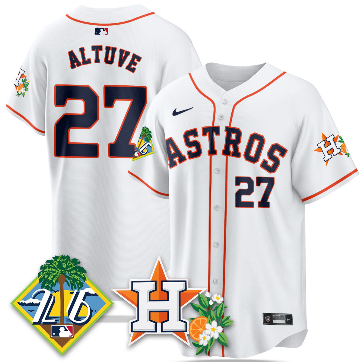 HOU 2026 Spring Training Vapor Limited Jersey - All Stitched by Houston Astros