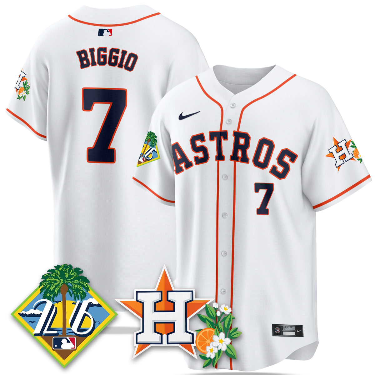 HOU 2026 Spring Training Vapor Limited Jersey - All Stitched by Houston Astros