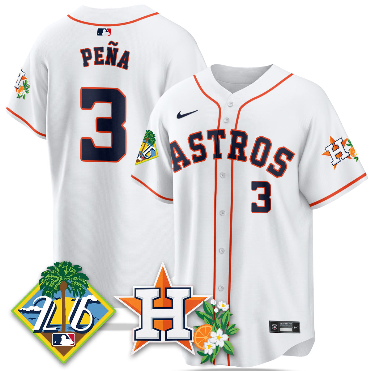HOU 2026 Spring Training Vapor Limited Jersey - All Stitched by Houston Astros