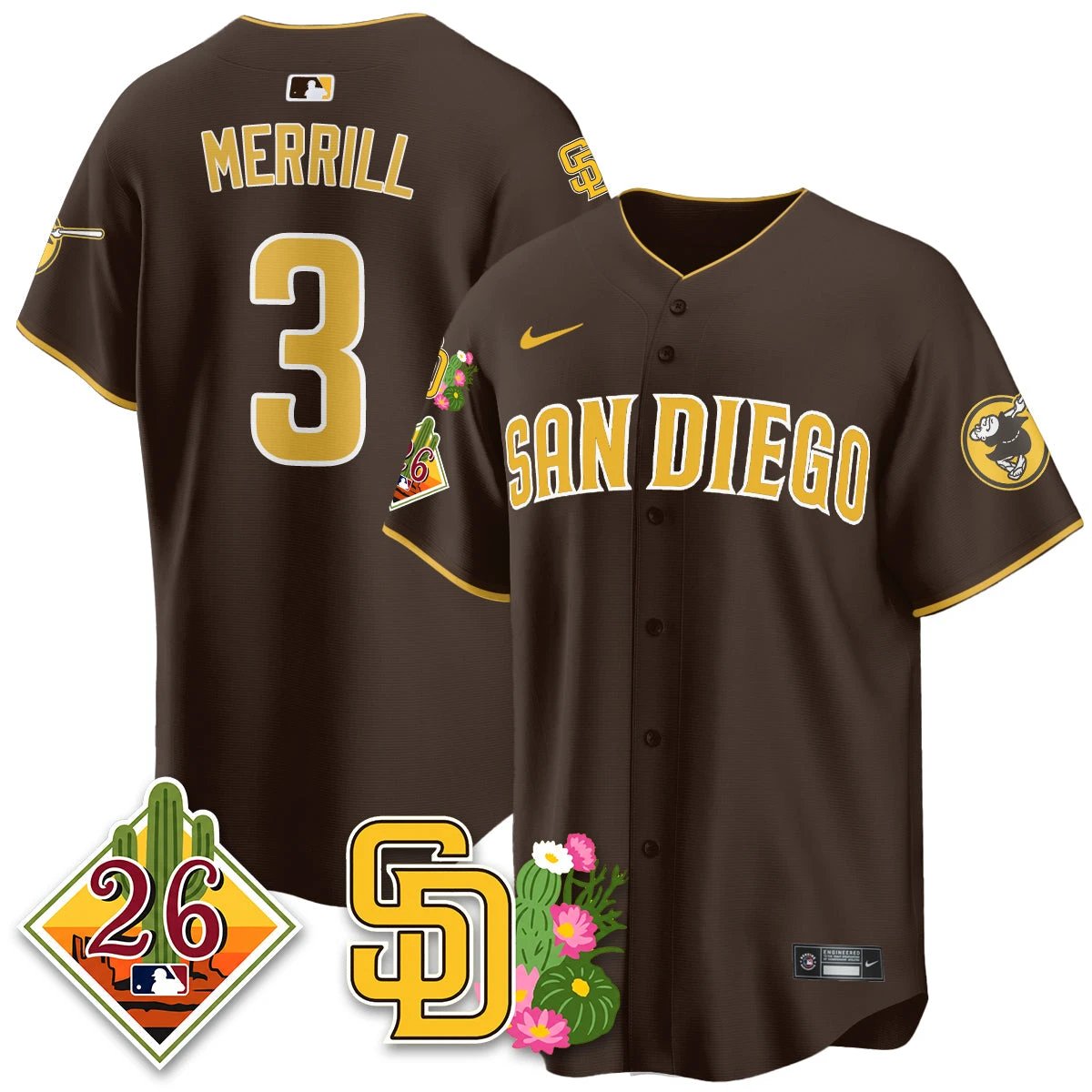 SD 2026 Spring Training Vapor Limited Jersey - All Stitched by Digigearus