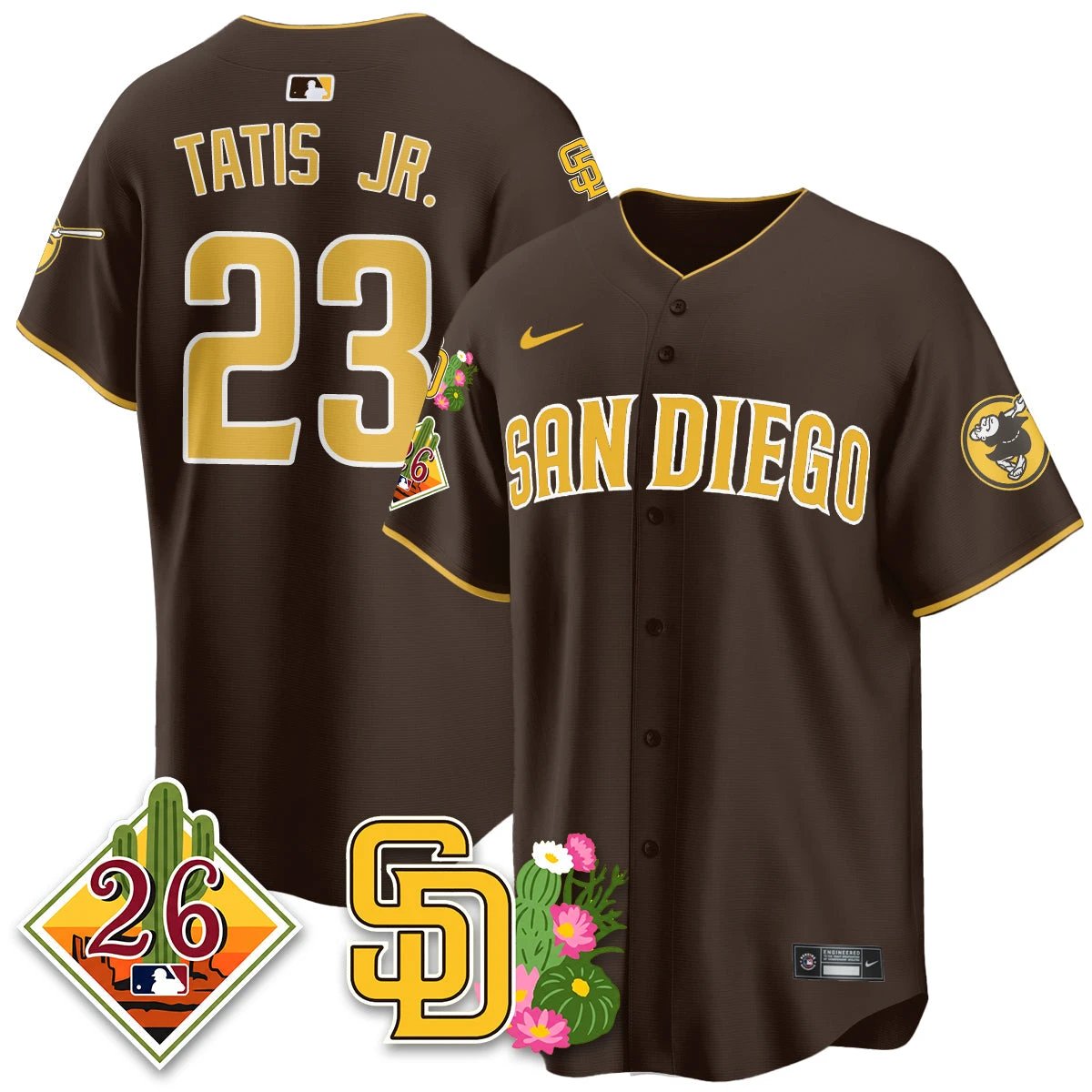 SD 2026 Spring Training Vapor Limited Jersey - All Stitched by Digigearus