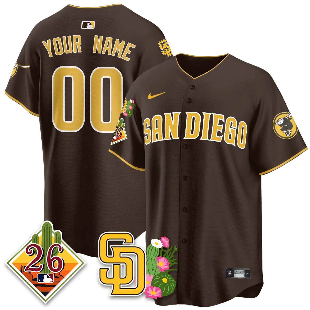 SD 2026 Spring Training Vapor Limited Jersey - All Stitched by Digigearus