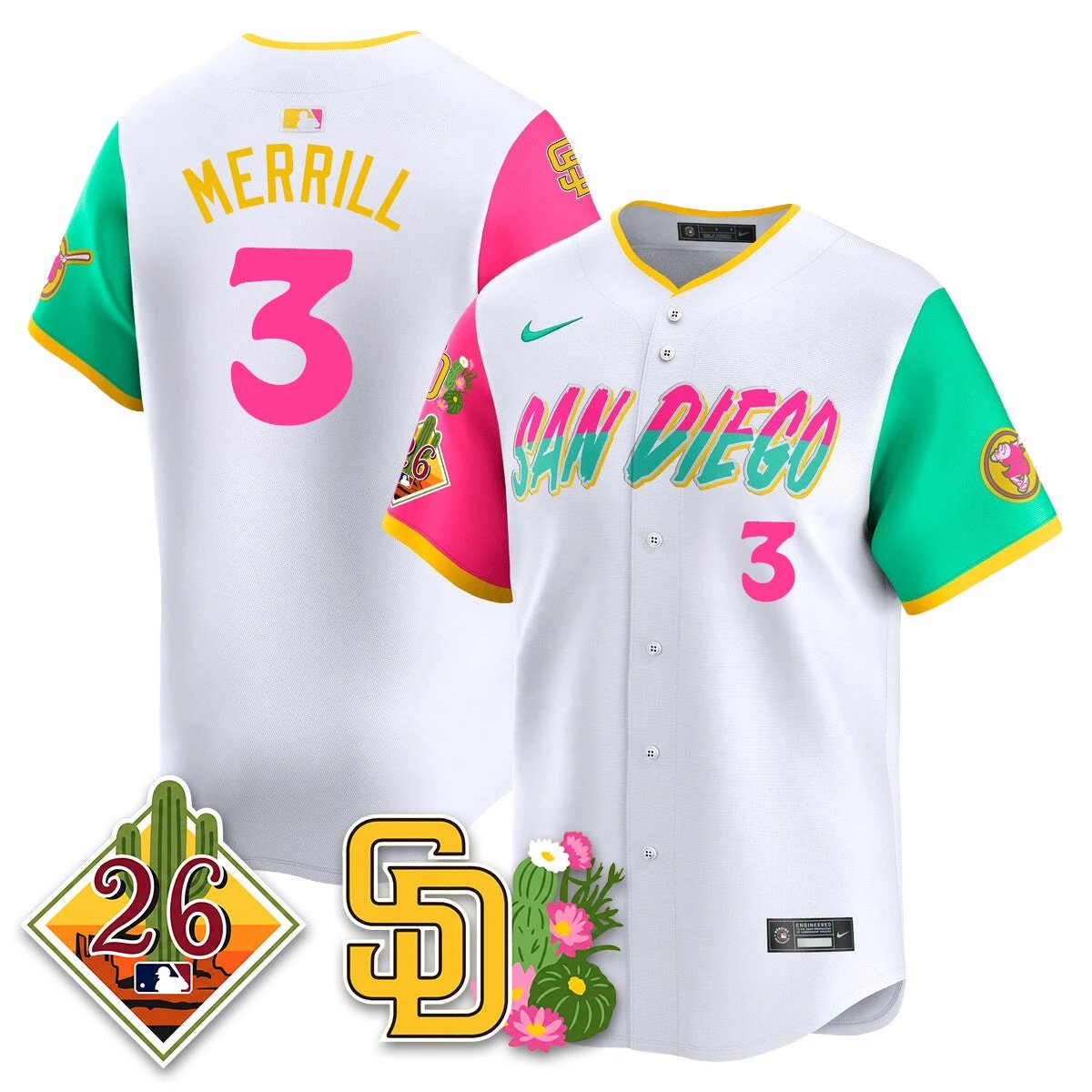 SD 2026 Spring Training Vapor Limited Jersey - All Stitched by Digigearus