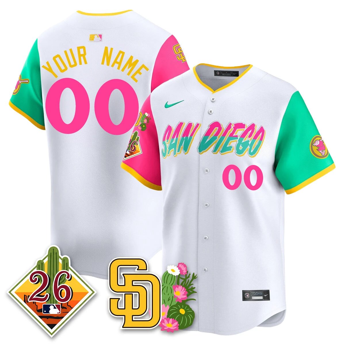 SD 2026 Spring Training Vapor Limited Jersey - All Stitched by Digigearus