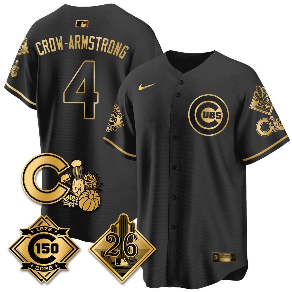 CHC 2026 Spring Training Vapor Limited Jersey - 150th Anniversary Patch - All Stitched by Chicago Cubs