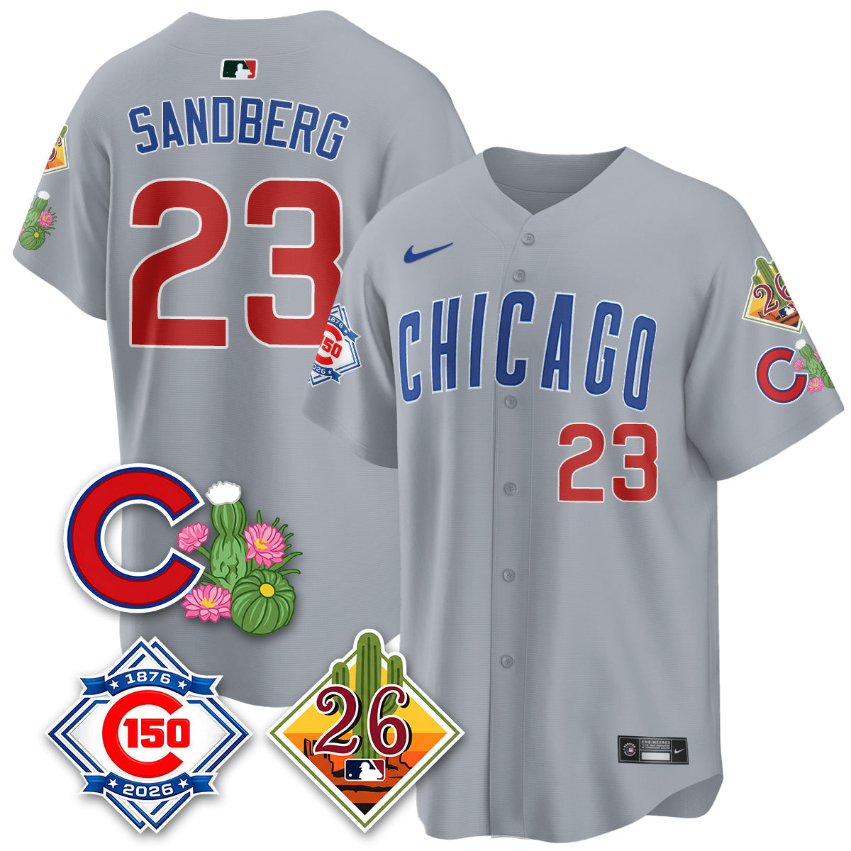 CHC 2026 Spring Training Vapor Limited Jersey - 150th Anniversary Patch - All Stitched by Chicago Cubs