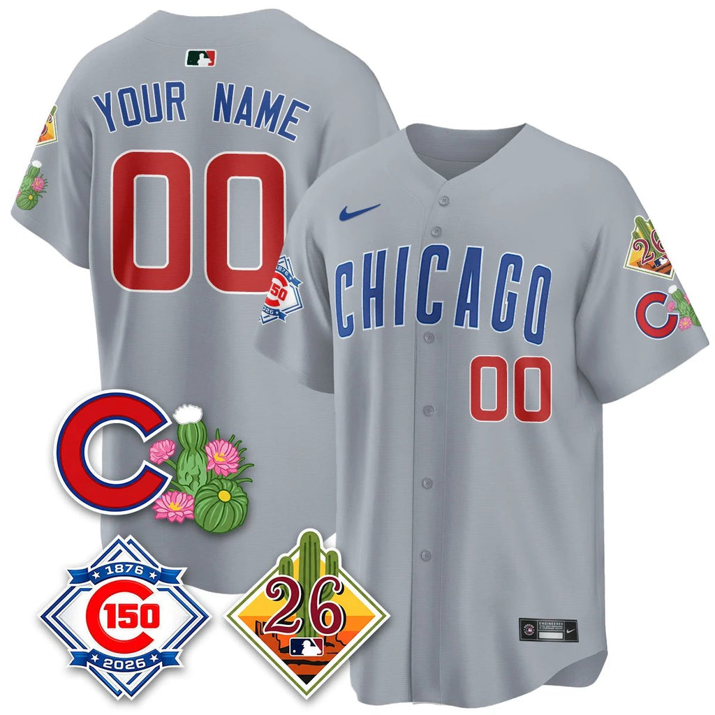 CHC 2026 Spring Training Vapor Limited Jersey - 150th Anniversary Patch - All Stitched by Chicago Cubs