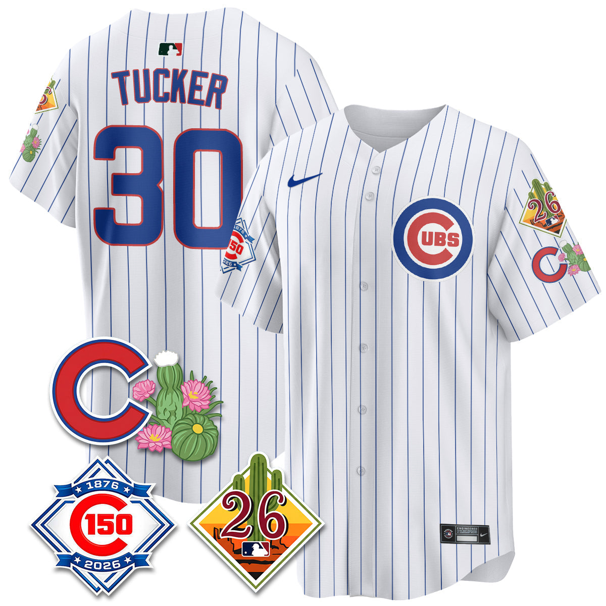 CHC 2026 Spring Training Vapor Limited Jersey - 150th Anniversary Patch - All Stitched by Chicago Cubs