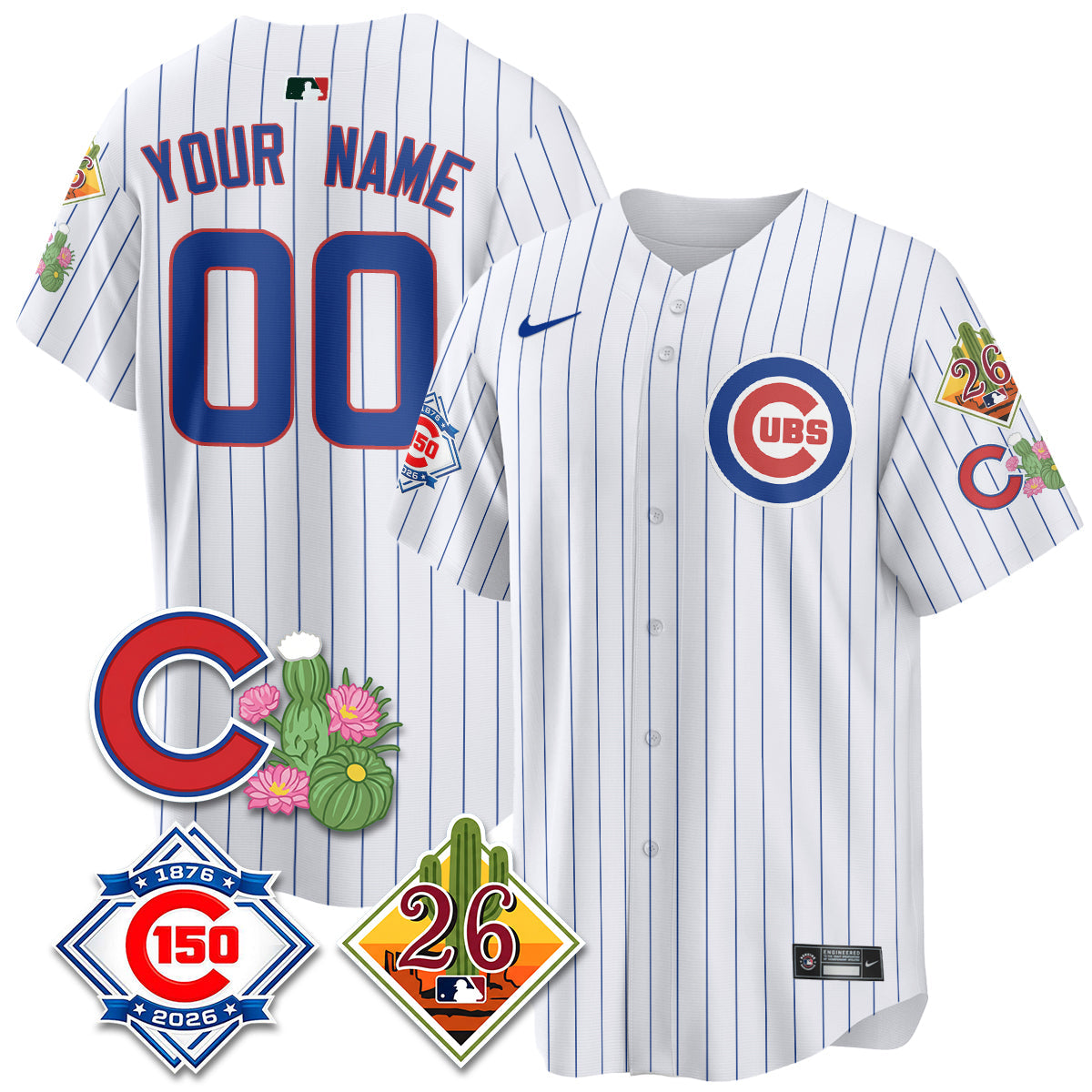 CHC 2026 Spring Training Vapor Limited Jersey - 150th Anniversary Patch - All Stitched by Chicago Cubs