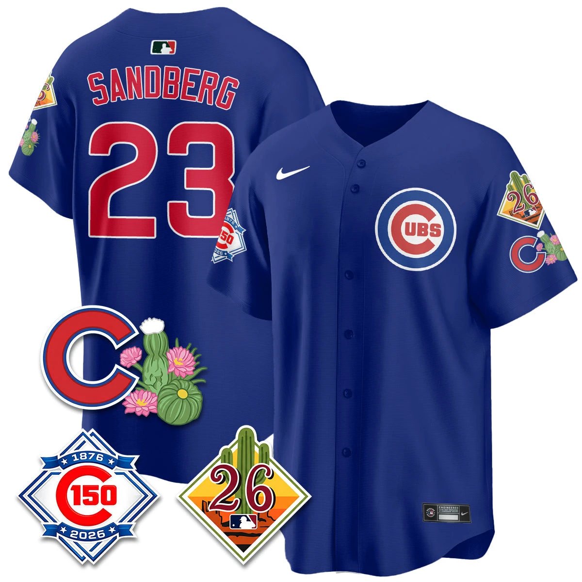 CHC 2026 Spring Training Vapor Limited Jersey - 150th Anniversary Patch - All Stitched by Chicago Cubs