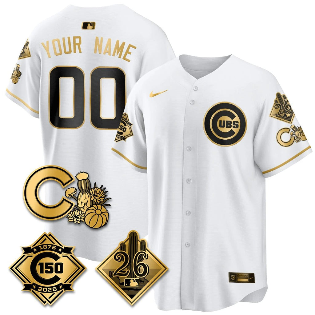 CHC 2026 Spring Training Vapor Limited Jersey - 150th Anniversary Patch - All Stitched by Chicago Cubs