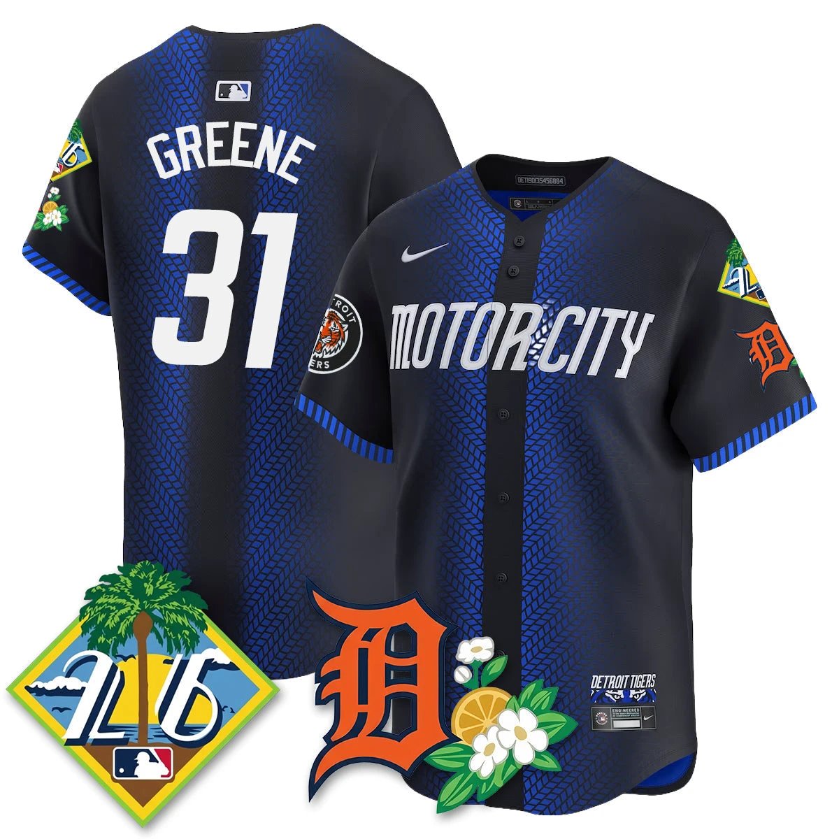 DET 2026 Spring Training Vapor Limited Jersey - All Stitched by Hotgearco