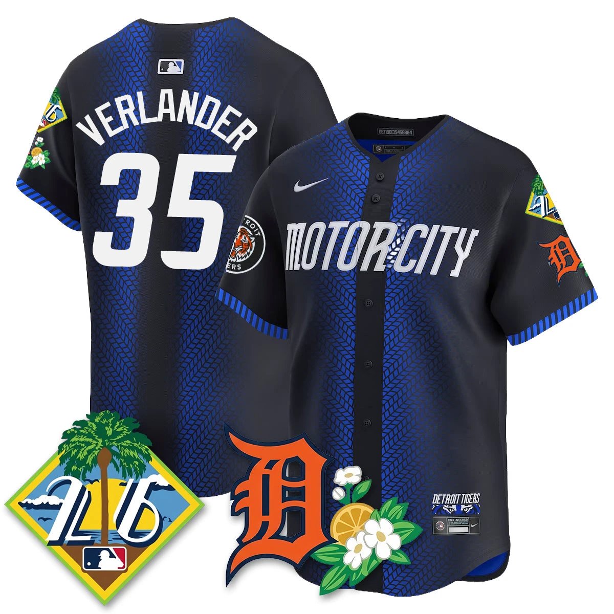 DET 2026 Spring Training Vapor Limited Jersey - All Stitched by Hotgearco
