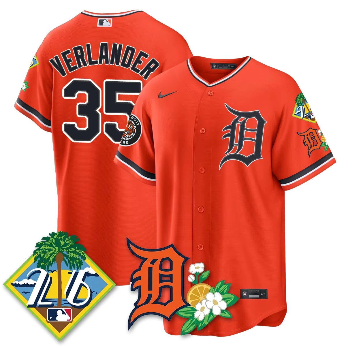 DET 2026 Spring Training Vapor Limited Jersey - All Stitched by Hotgearco