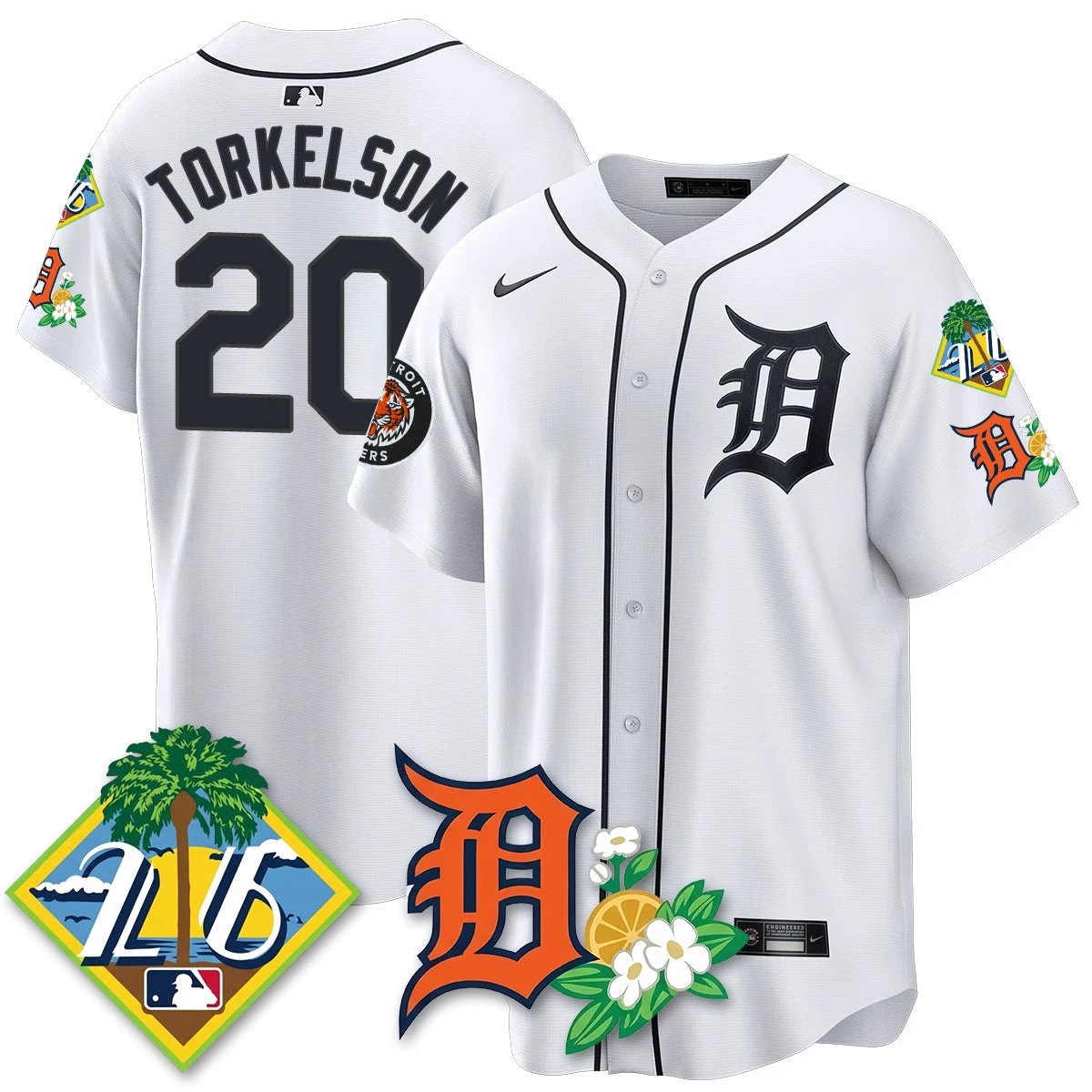 DET 2026 Spring Training Vapor Limited Jersey - All Stitched by Hotgearco
