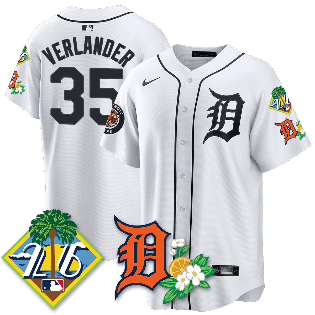 DET 2026 Spring Training Vapor Limited Jersey - All Stitched by Hotgearco