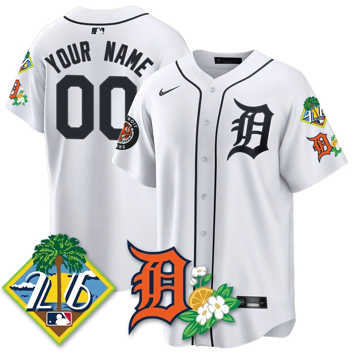 DET 2026 Spring Training Vapor Limited Jersey - All Stitched by Hotgearco