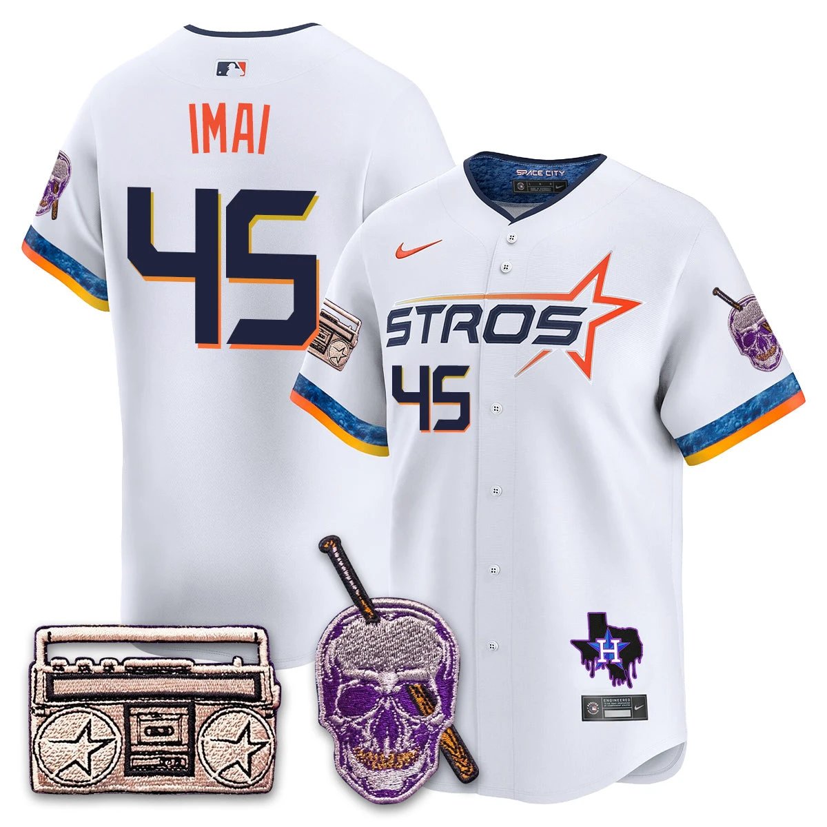 HOU DJ Screw Patch Vapor Premier Limited Jersey - All Stitched by Digigearus