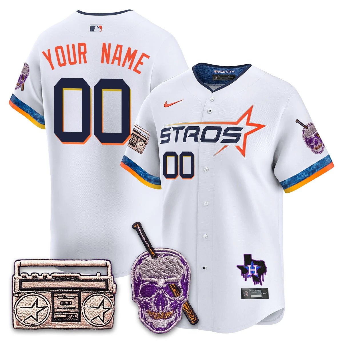 HOU DJ Screw Patch Vapor Premier Limited Jersey - All Stitched by Digigearus