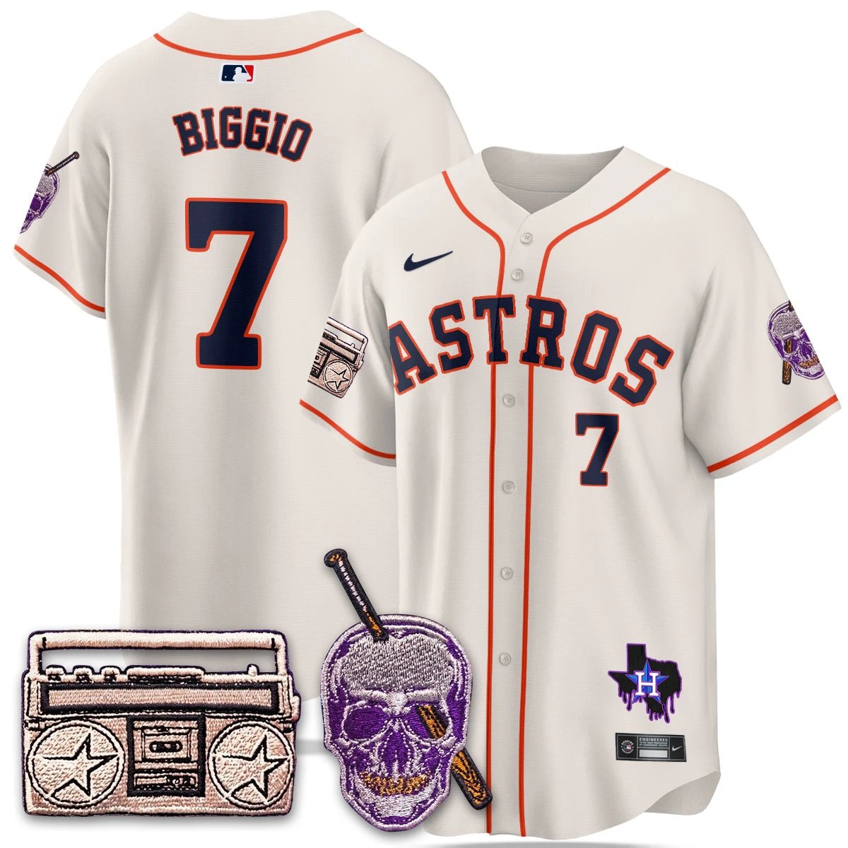 HOU DJ Screw Patch Vapor Premier Limited Jersey - All Stitched by Digigearus