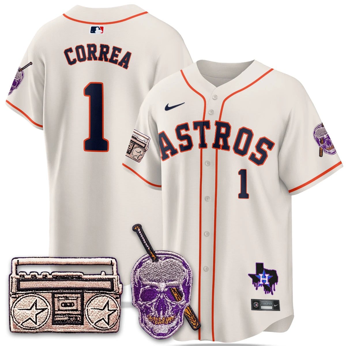 HOU DJ Screw Patch Vapor Premier Limited Jersey - All Stitched by Digigearus
