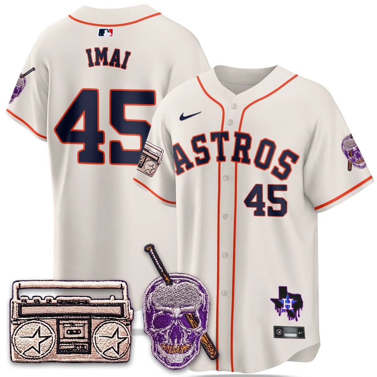 HOU DJ Screw Patch Vapor Premier Limited Jersey - All Stitched by Digigearus