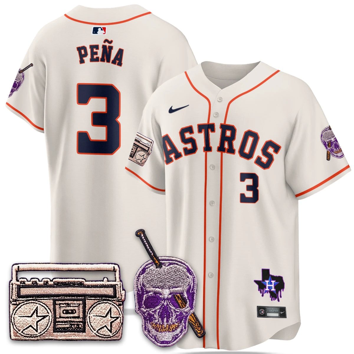 HOU DJ Screw Patch Vapor Premier Limited Jersey - All Stitched by Digigearus