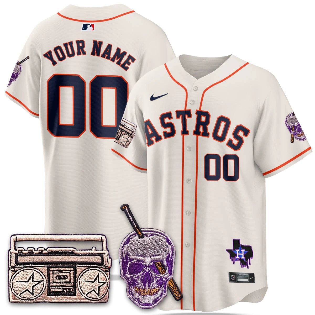 HOU DJ Screw Patch Vapor Premier Limited Custom Jersey - All Stitched by Digigearus